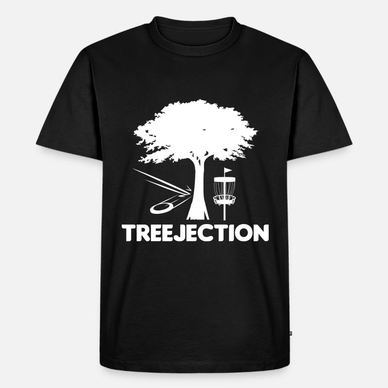 Treejection Disc Golf - T-shirt Premium bio Homme - noir
