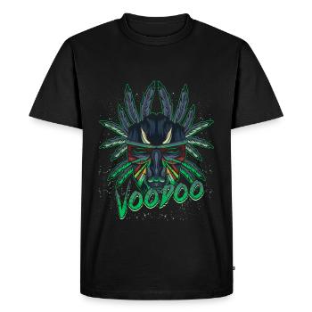 Cool vaudou moderne vaudou - T-shirt Premium bio Homme - noir - Devant - Nico (187cm)