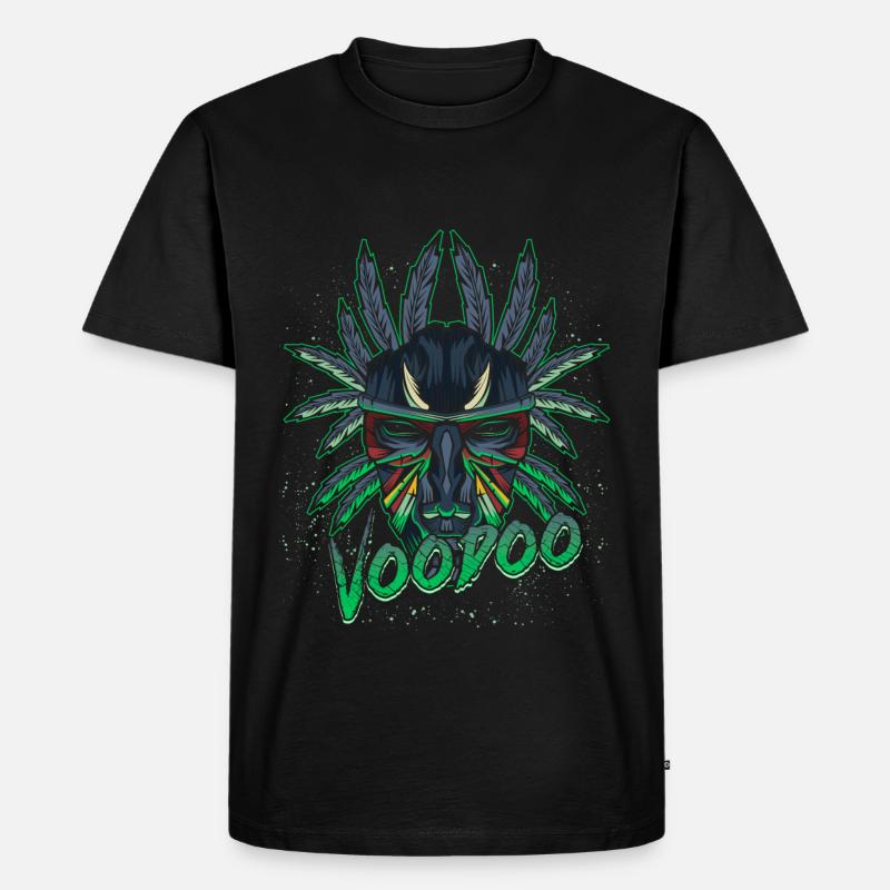 Cool Modern Voodoo Vodun - Männer Premium Bio T-Shirt - Schwarz