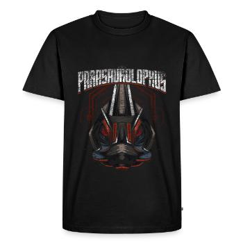 Robot Dino - Men's Premium Organic T-Shirt - black - Front - Nico (187cm)