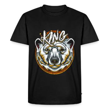 Polar Bear - T-shirt Premium bio Homme - noir - Devant - Nico (187cm)