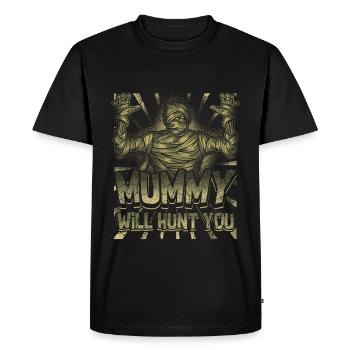 momies - T-shirt Premium bio Homme - noir - Devant - Nico (187cm)