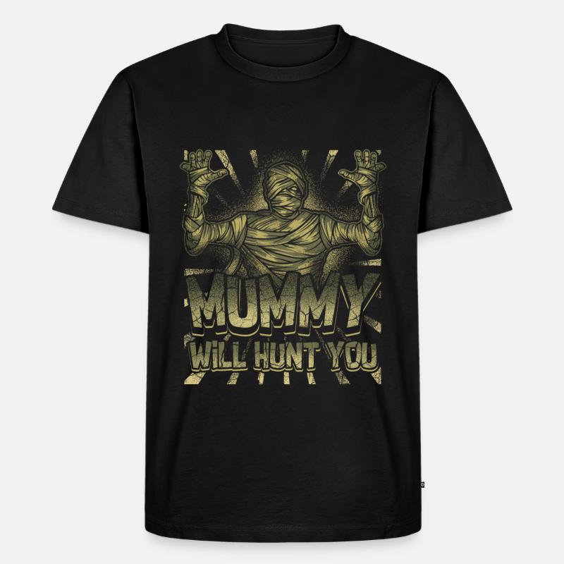 Mumien - Männer Premium Bio T-Shirt - Schwarz