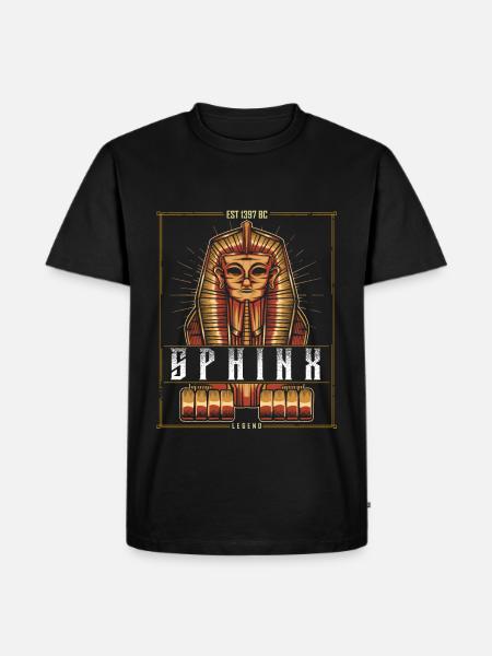 Great sphinx - Men's Premium Organic T-Shirt - black