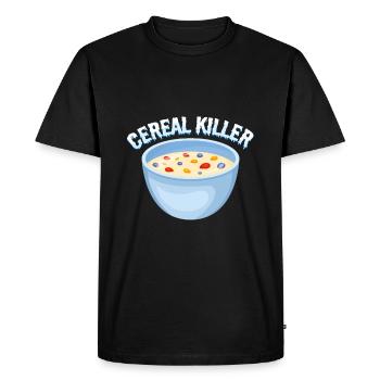 Muesli Wortwitz - T-shirt Premium bio Homme - noir - Devant - Nico (187cm)
