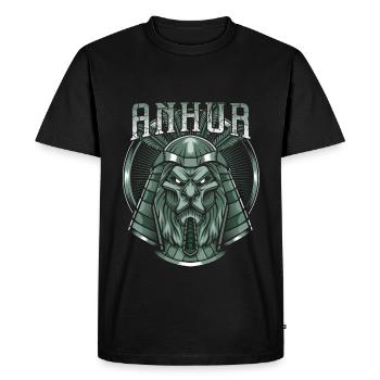God of War Anhur Égypte égyptienne - T-shirt Premium bio Homme - noir - Devant - Nico (187cm)