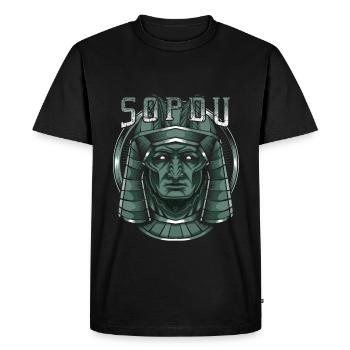 Dieu du ciel Sopdu Egypte Egypte divinité - T-shirt Premium bio Homme - noir - Devant - Nico (187cm)