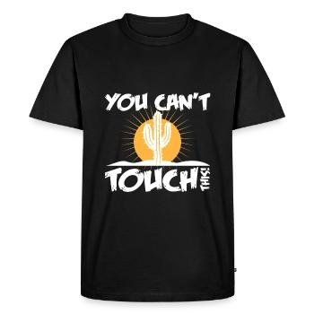 Cactus Cactus Cactus Cactus Musique de famille - T-shirt Premium bio Homme - noir - Devant - Nico (187cm)