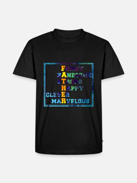 Father's Day - Men's Premium Organic T-Shirt - black