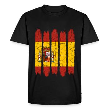 Spain - Men's Premium Organic T-Shirt - black - Front - Nico (187cm)