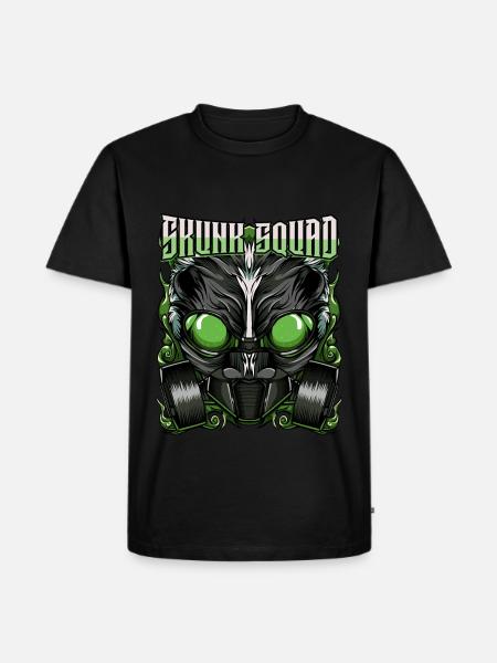 Skunk Squad Gasmaske Abstrakt Skunk Gave - Herre Premium økologisk T-shirt - sort