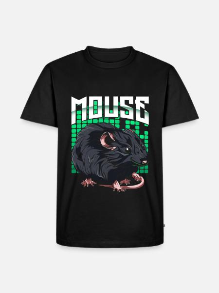 mouse - Men's Premium Organic T-Shirt - black