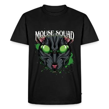 Mouse Squad | Wildlife Poisonous rat rodent gift - Men's Premium Organic T-Shirt - black - Front - Nico (187cm)