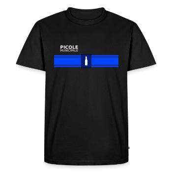 picole municipale - T-shirt Premium bio Homme - noir - Devant - Nico (187cm)