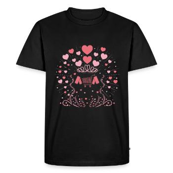 Valentine's Day Coupon Couponer Shopper Save Money - Men's Premium Organic T-Shirt - black - Front - Nico (187cm)