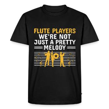 Marching Band Sayings Funny Marching Instruments - Men's Premium Organic T-Shirt - black - Front - Nico (187cm)