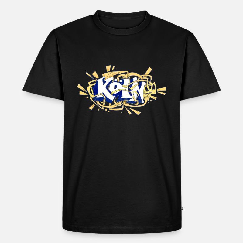 Köln - Männer Premium Bio T-Shirt - Schwarz