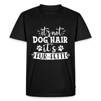 Chien - Ce n’est pas des poils de chien Son Lab-Fetti , cadeau pour chien - T-shirt Premium bio Homme - noir - Devant - Nico (187cm)