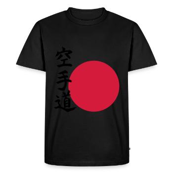 Karate do - Orient - Men's Premium Organic T-Shirt - black - Front - Nico (187cm)