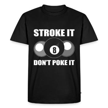 Billiards Outfit Pool Player - Men's Premium Organic T-Shirt - black - Front - Nico (187cm)