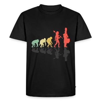 Drum Corps Evolution Marching Band Drum Music Perc - Men's Premium Organic T-Shirt - black - Front - Nico (187cm)