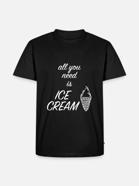 ice - Men's Premium Organic T-Shirt - black