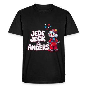 Carnaval Jeck Clown Cologne Kölsch Kölle Alaaf Drôle - T-shirt Premium bio Homme - noir - Devant - Nico (187cm)