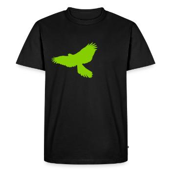 Eagle Bird Of Prey Flying Bird Gratuit - T-shirt Premium bio Homme - noir - Devant - Nico (187cm)