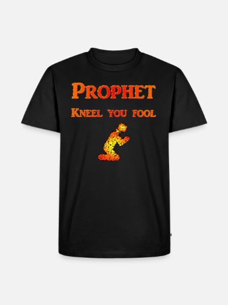 Prophet Kneel you Fool - Men's Premium Organic T-Shirt - black