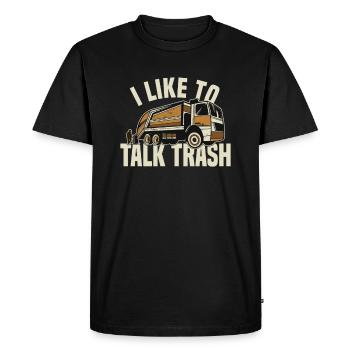 Camion à ordures Müllmann - T-shirt Premium bio Homme - noir - Devant - Nico (187cm)