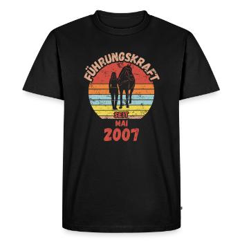 Anniversaire de circonscription exécutive mai 2007 - T-shirt Premium bio Homme - noir - Devant - Nico (187cm)