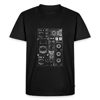 Musique SONO WALL - T-shirt Premium bio Homme - noir - Devant - Nico (187cm)