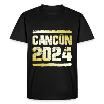 Cancún 2024 Médaille d’or - T-shirt Premium bio Homme - noir - Devant - Nico (187cm)