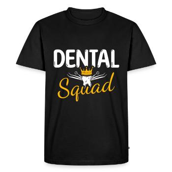 Dentiste Dentiste Dentiste - T-shirt Premium bio Homme - noir - Devant - Nico (187cm)