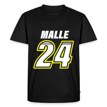 Malle 24 Mallorca - T-shirt Premium bio Homme - noir - Devant - Nico (187cm)