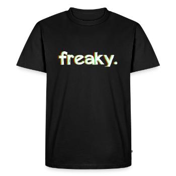 Freaky. - T-shirt Premium bio Homme - noir - Devant - Nico (187cm)