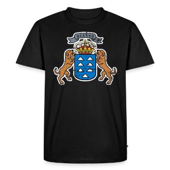 Canary Island icon - Men's Premium Organic T-Shirt - black - Front - Nico (187cm)