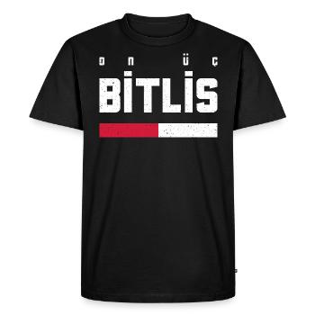Bitlis 13 Turquie Turkiye TR Gift Holiday - T-shirt Premium bio Homme - noir - Devant - Nico (187cm)
