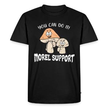 J'ai besoin d'une idée cadeau pas d'un soutien moral - T-shirt Premium bio Homme - noir - Devant - Nico (187cm)
