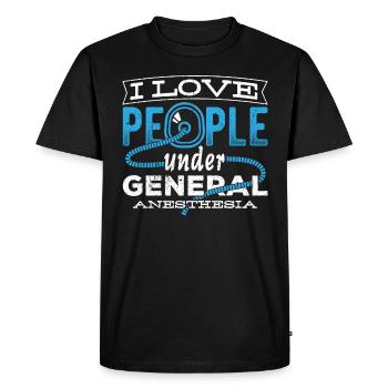Medical profession soporific sedative painkilling - Men's Premium Organic T-Shirt - black - Front - Nico (187cm)