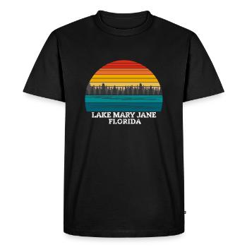 Lac Mary Jane Floride - T-shirt Premium bio Homme - noir - Devant - Nico (187cm)