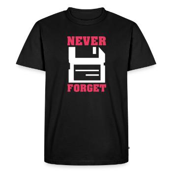 Computer - Männer Premium Bio T-Shirt - Schwarz - Vorne - Nico (187cm)