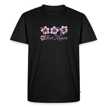 Floride Usa Miami America Cadeau de voyage de vacances - T-shirt Premium bio Homme - noir - Devant - Nico (187cm)