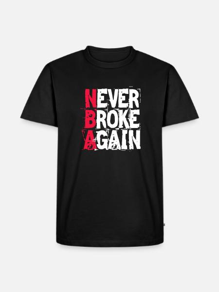 Motivation - Männer Premium Bio T-Shirt - Schwarz