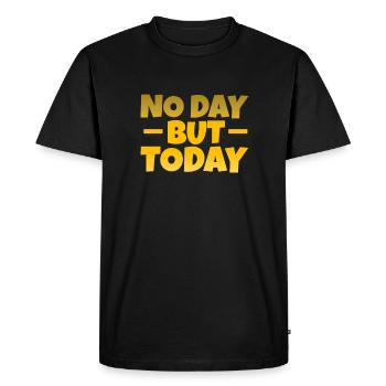 Motivation - T-shirt Premium bio Homme - noir - Devant - Nico (187cm)