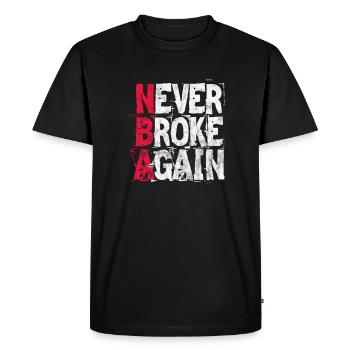 Motivation Motiver Carrière Dire Cadeau - T-shirt Premium bio Homme - noir - Devant - Nico (187cm)