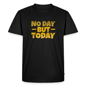 Motivation Motiver Carrière Dire Cadeau - T-shirt Premium bio Homme - noir - Devant - Nico (187cm)