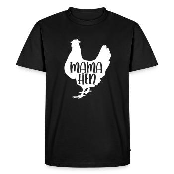 Chicken Farm Poultry Rooster Chickens Gift - Men's Premium Organic T-Shirt - black - Front - Nico (187cm)
