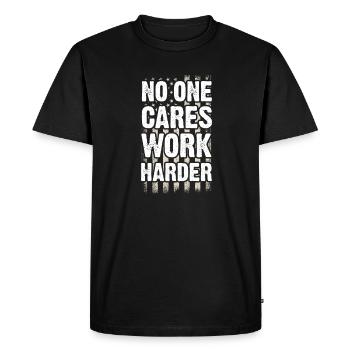 Motivation - T-shirt Premium bio Homme - noir - Devant - Nico (187cm)