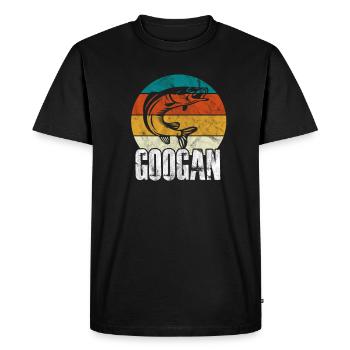 Angler - Men's Premium Organic T-Shirt - black - Front - Nico (187cm)